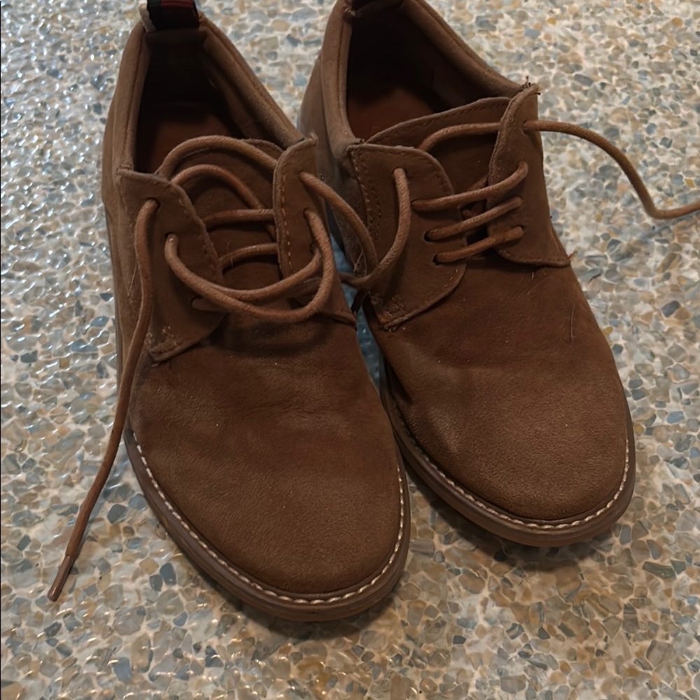 Boys Brown Suede Shoes